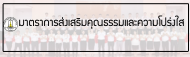 มาตรการส่งเสริมคุณธรรมและความโปร่งใสมหาวิทยาลัยมหาสารคาม